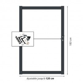 Portillon à personnaliser et quincaillerie - L-120cm H-183cm