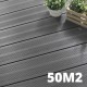 Kit terrasse composite - ATLANTA Platinium 10m² à 50m²